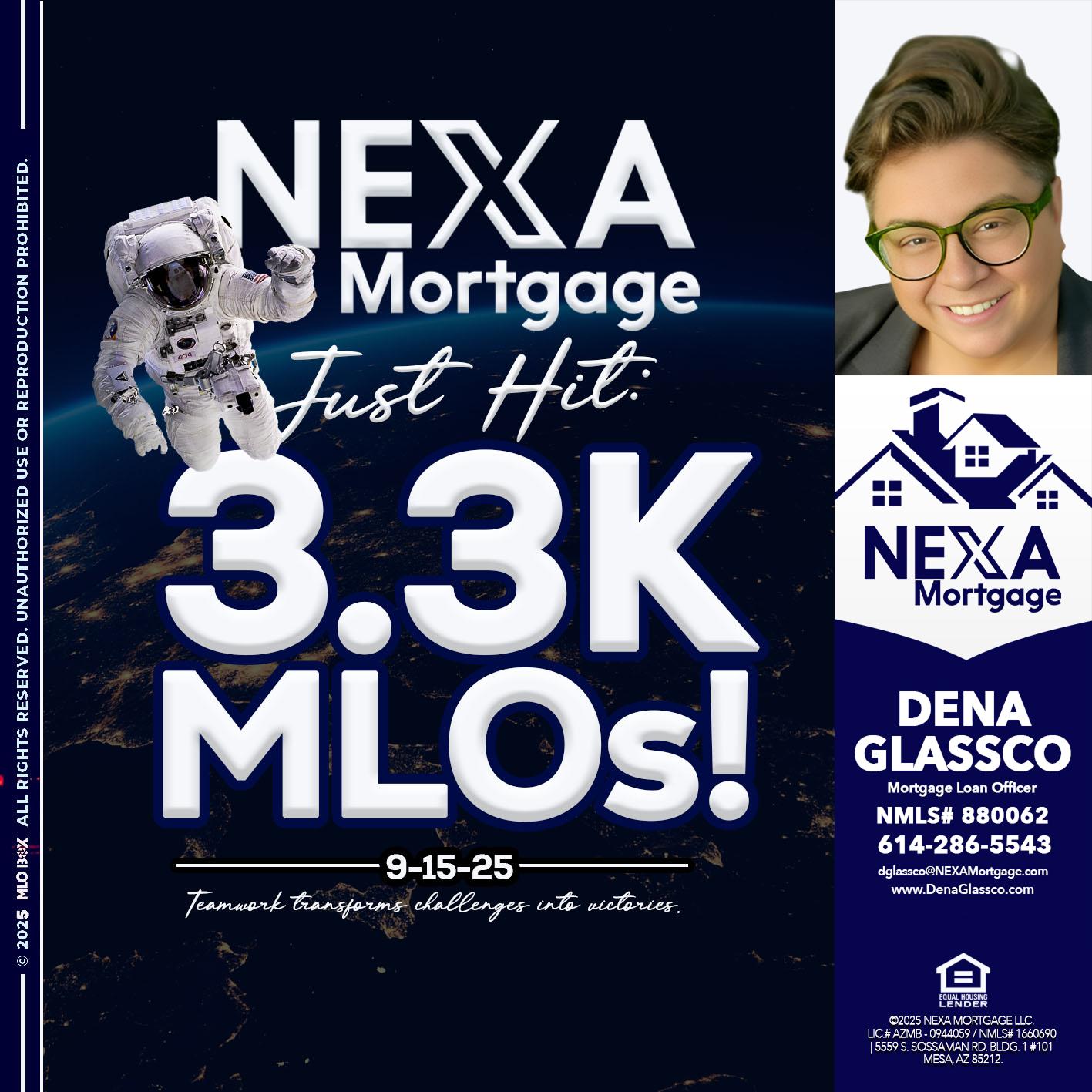 3.3K - Dena Glassco -Residential, Commercial, International Loan Officer