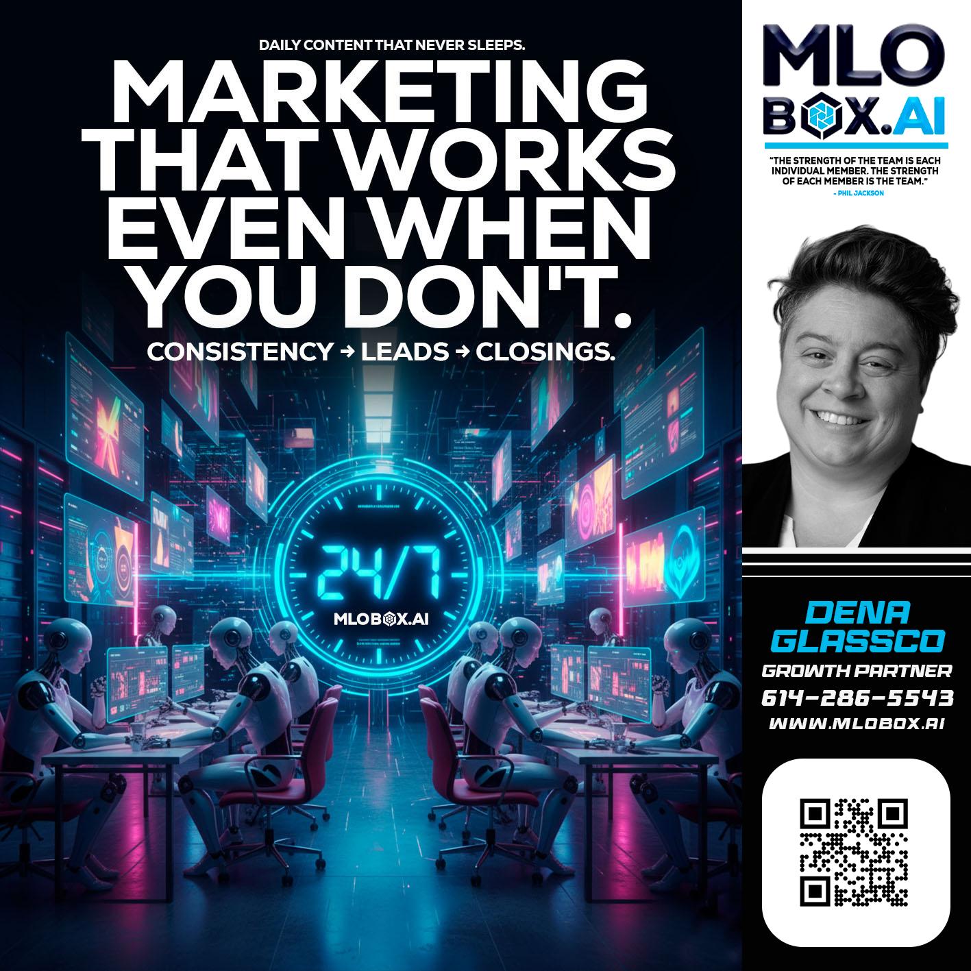 MARKETING THAT WORKS - Dena Glassco -Residential, Commercial, International Loan Officer