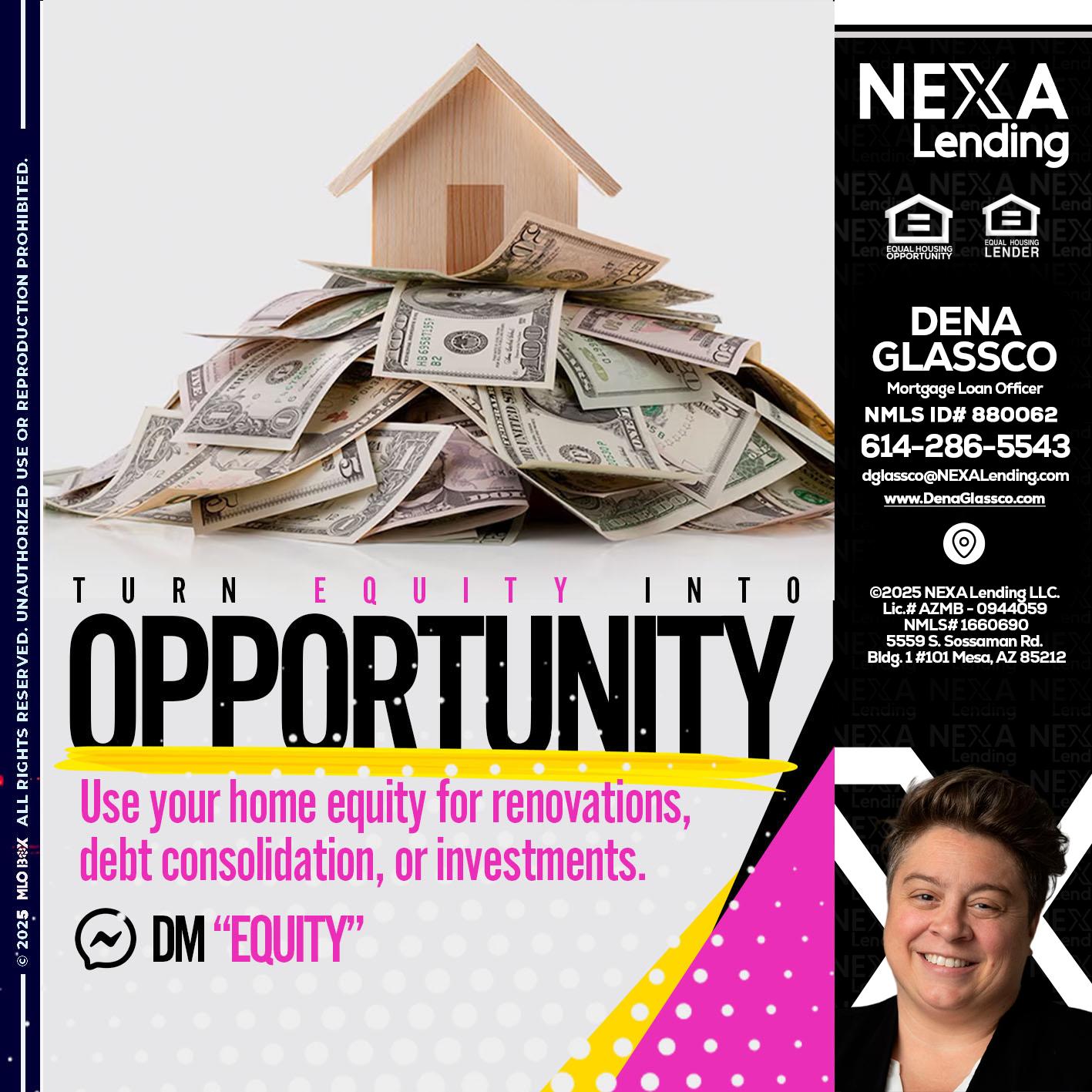 opportunity - Dena Glassco -Residential, Commercial, International Loan Officer