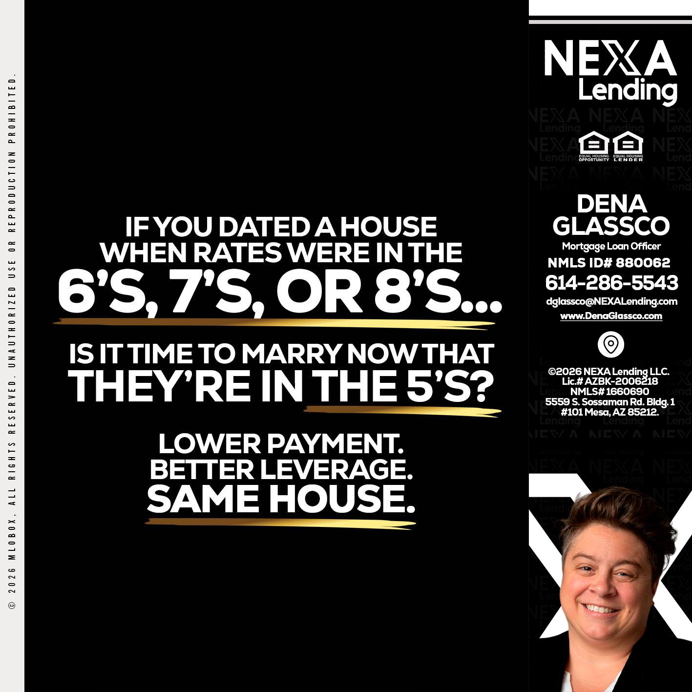 if you dated a house - Dena Glassco -Residential, Commercial, International Loan Officer