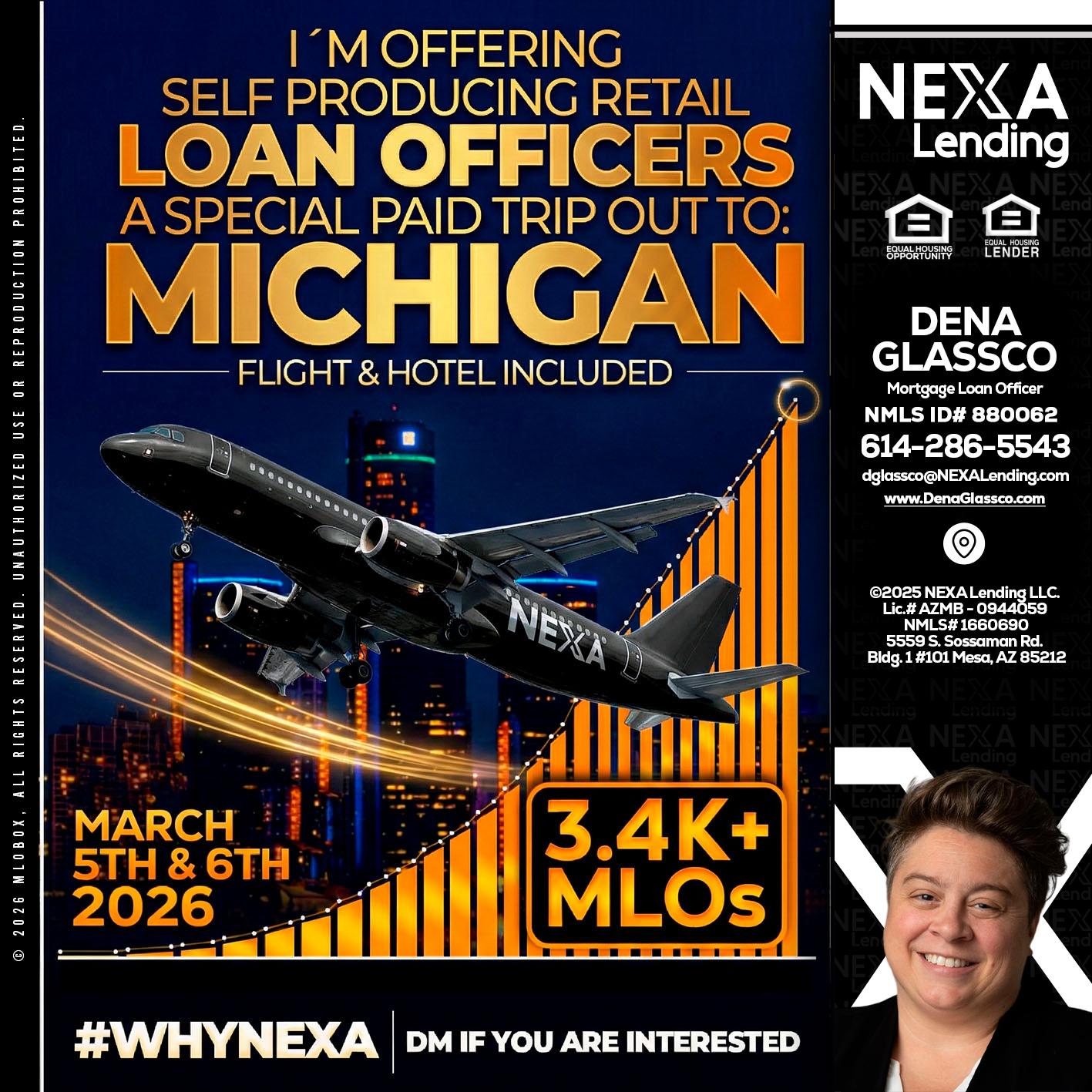 MICHIGAN - Dena Glassco -Residential, Commercial, International Loan Officer