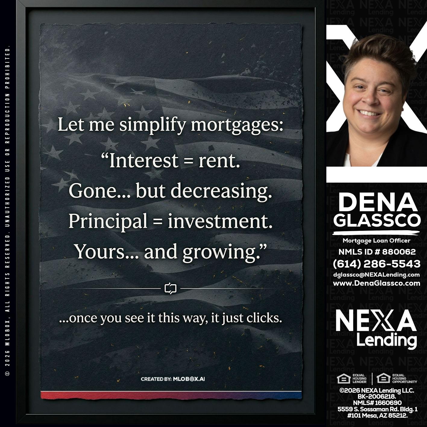 LET ME SIMPLIFY - Dena Glassco -Residential, Commercial, International Loan Officer