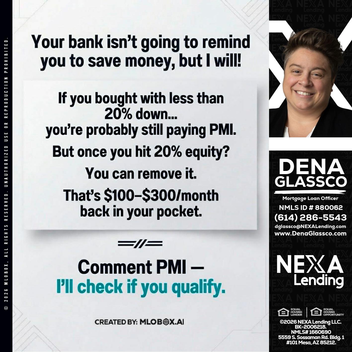 YOUR BANK ISNT - Dena Glassco -Residential, Commercial, International Loan Officer