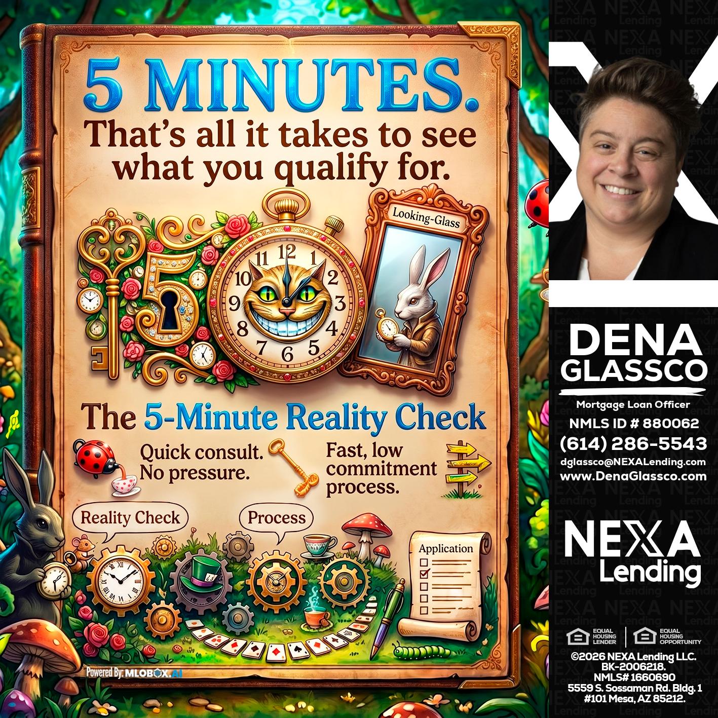 Reality Check! - Dena Glassco -Residential, Commercial, International Loan Officer