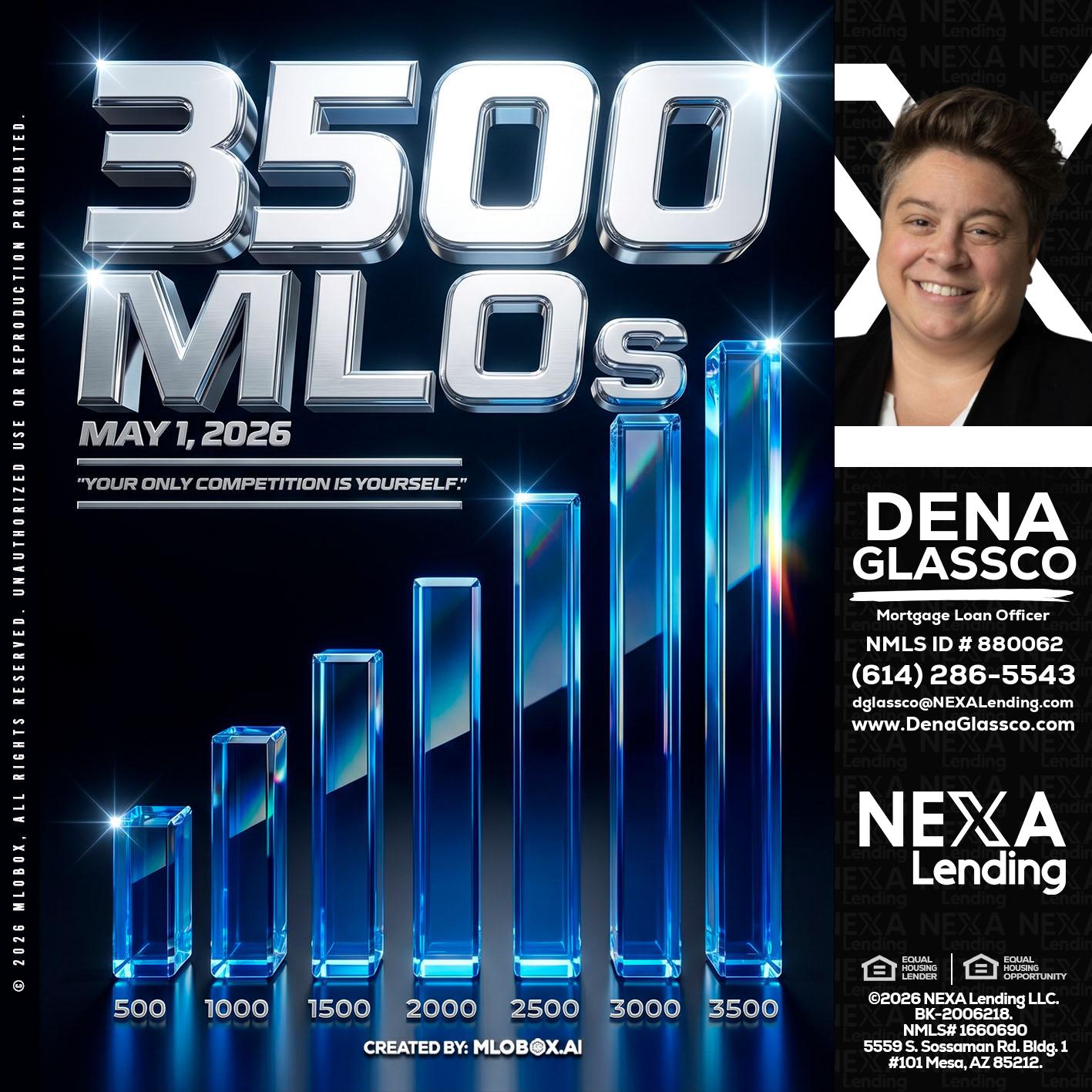3500 MLOs - Dena Glassco -Residential, Commercial, International Loan Officer