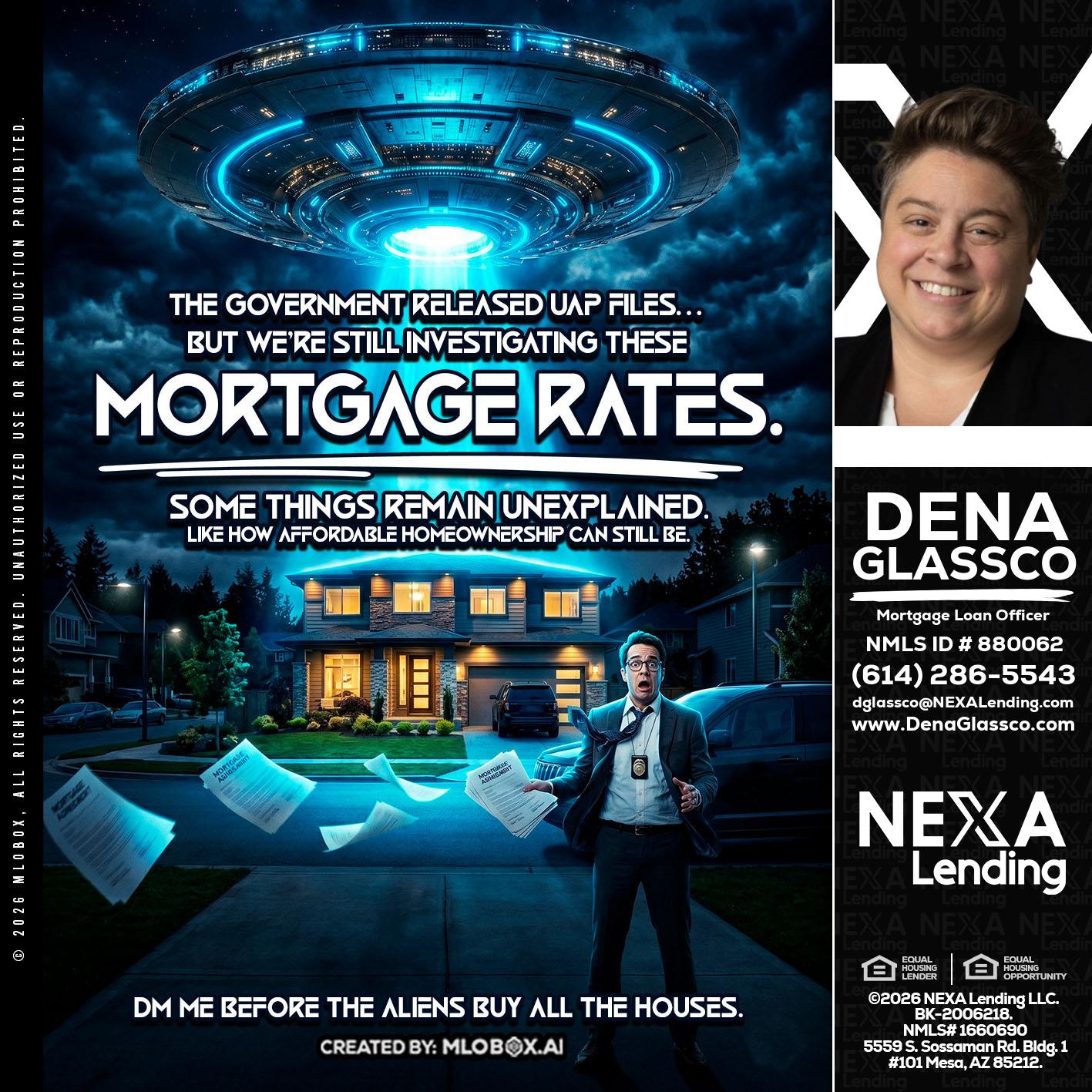 MORTGAGE RATES - Dena Glassco -Residential, Commercial, International Loan Officer