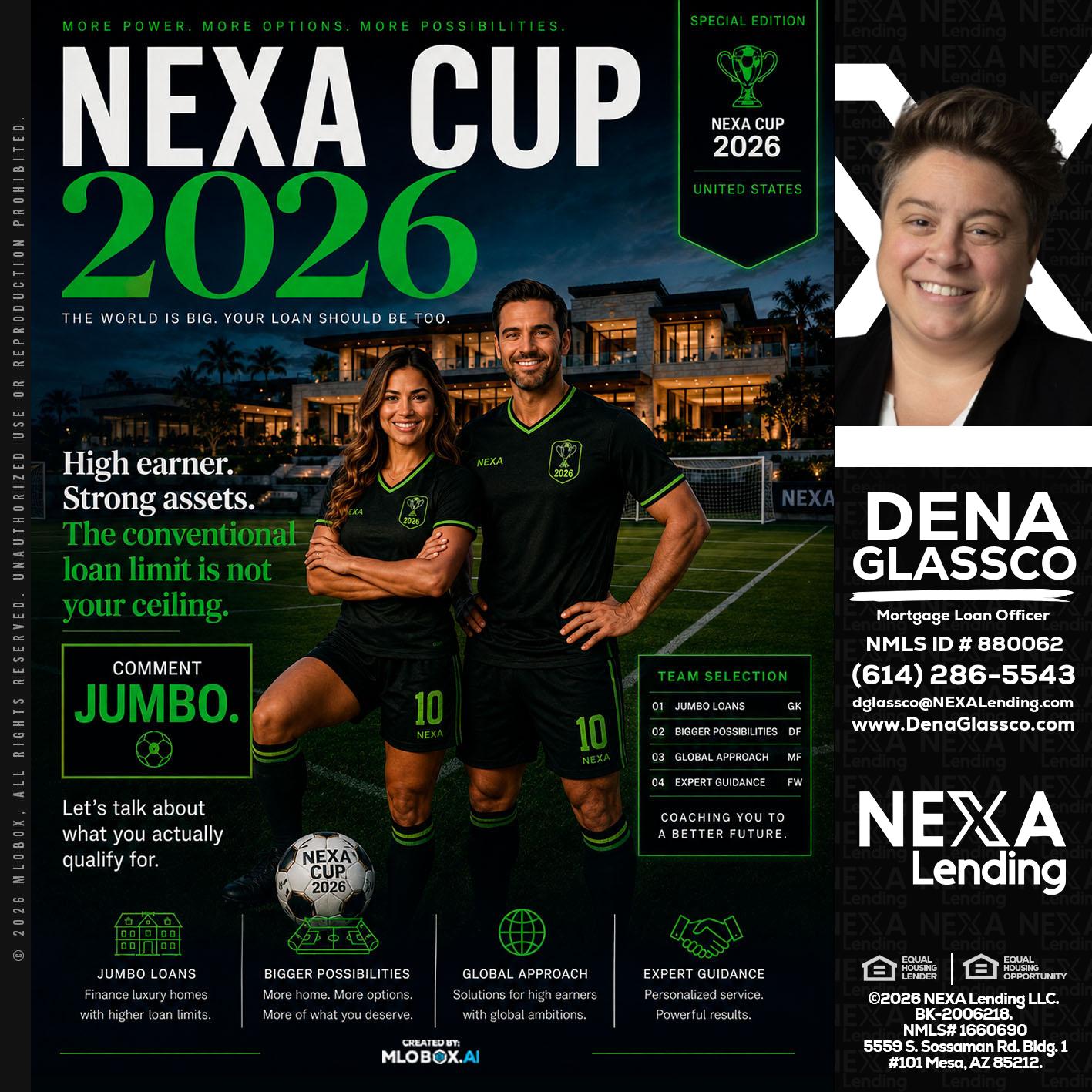 NEXA CUP 2026 - Dena Glassco -Residential, Commercial, International Loan Officer