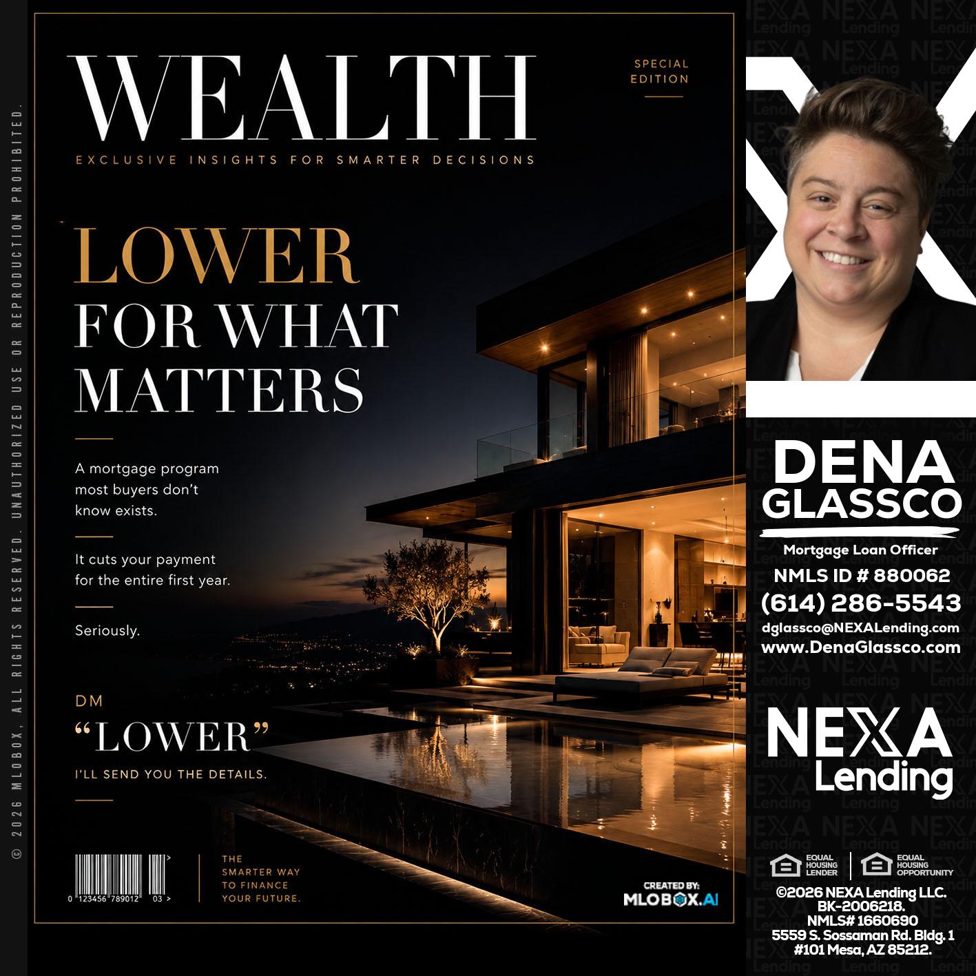 WEALTH - Dena Glassco -Residential, Commercial, International Loan Officer