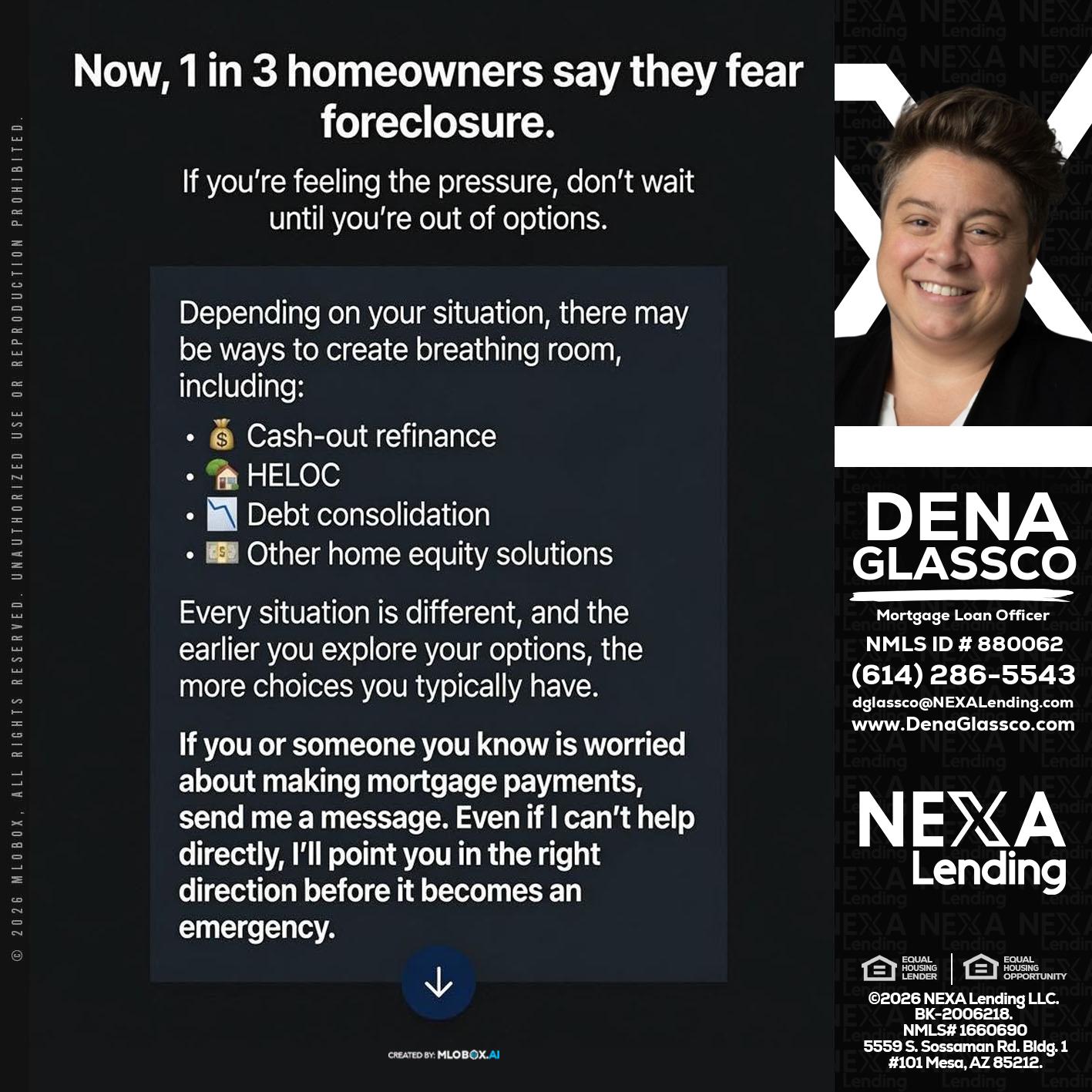 NOW - Dena Glassco -Residential, Commercial, International Loan Officer