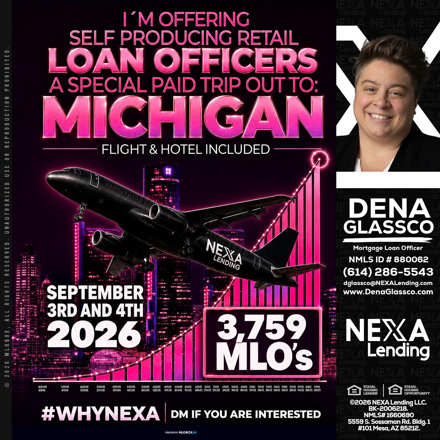 MICHIGAN TRIP - Dena Glassco -Residential, Commercial, International Loan Officer