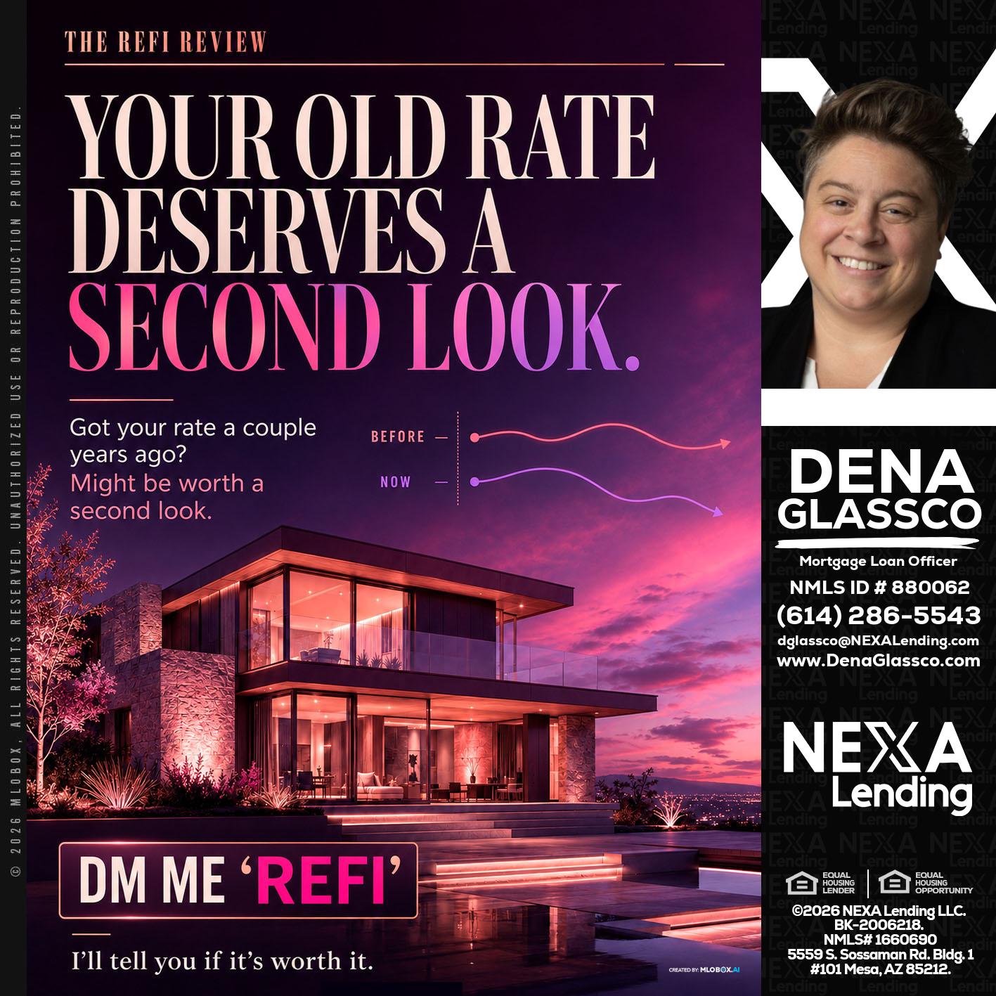 YOUR OLD - Dena Glassco -Residential, Commercial, International Loan Officer