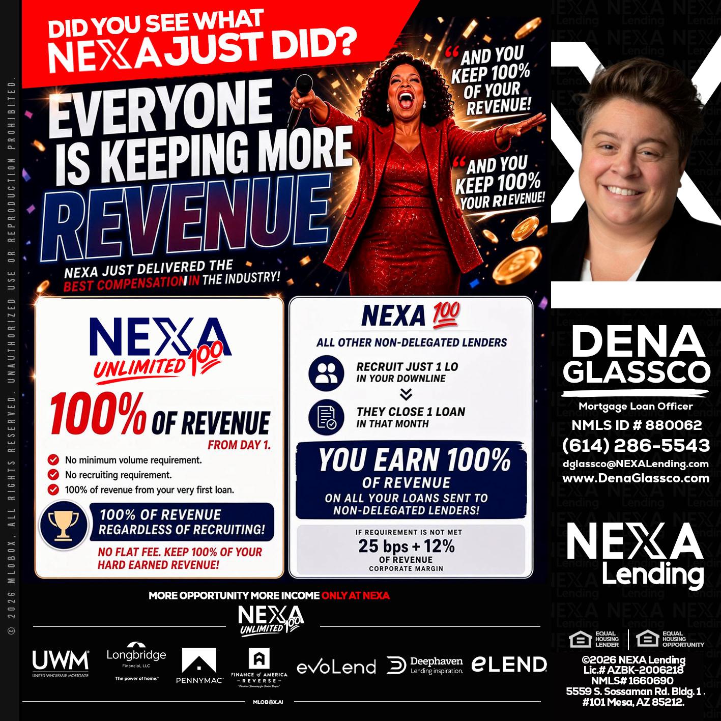 EVERYONE IS KEEPING - Dena Glassco -Residential, Commercial, International Loan Officer
