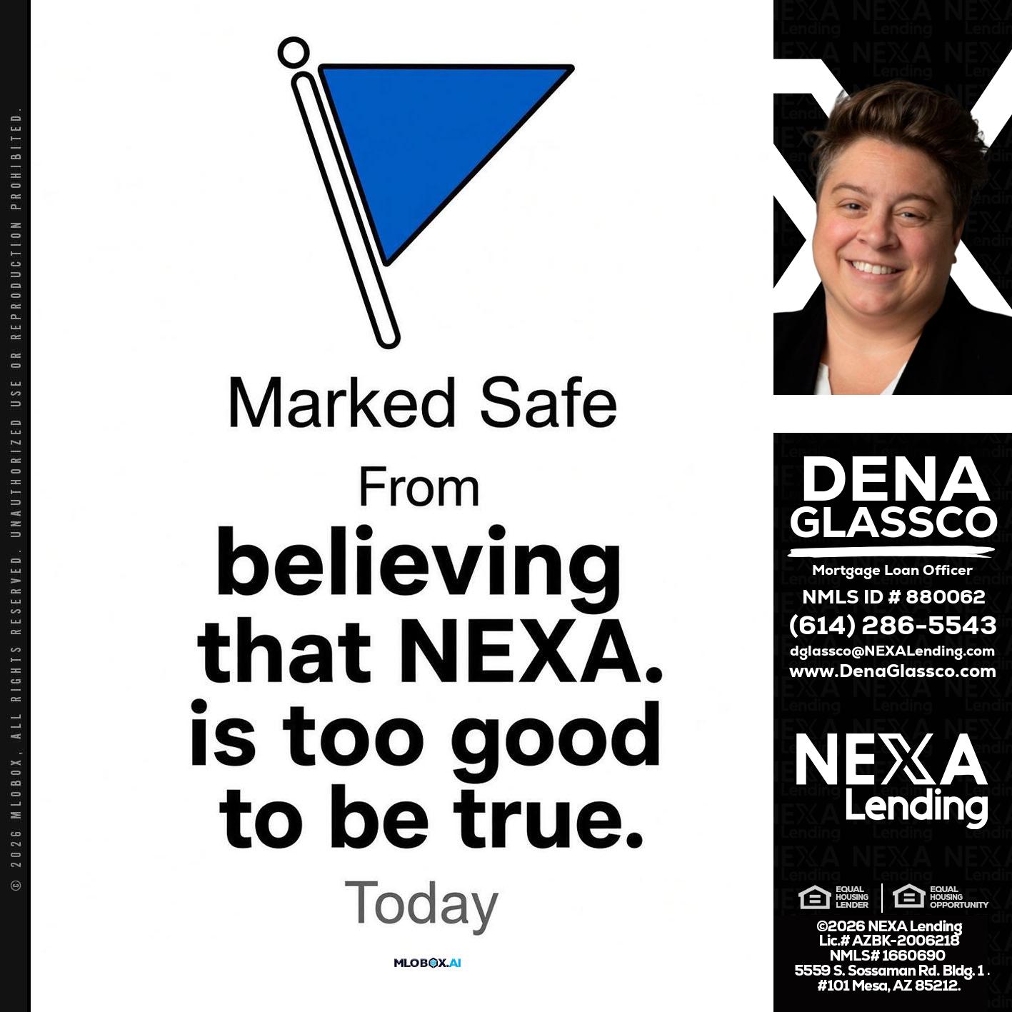 MARKED SAFE - Dena Glassco -Residential, Commercial, International Loan Officer